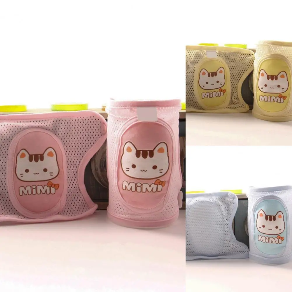 

Cartoon 2Pcs Soft Infant Knee Pads Protector Unisex Kids Arm Warmers Skin-friendly for Outdoor