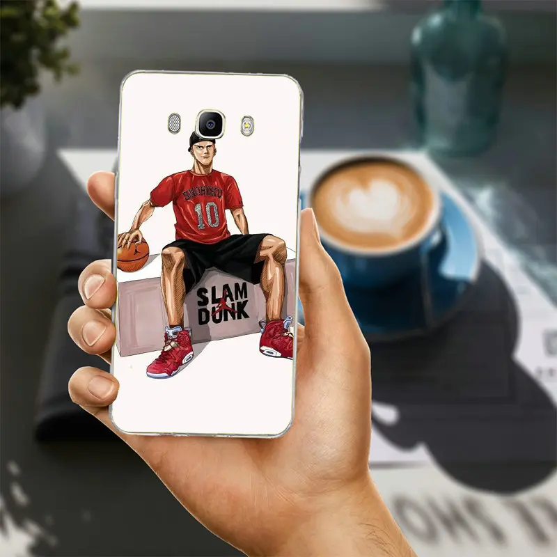 Мягкий чехол из ТПУ для Samsung Galaxy A3 A5 A7 A8 J1 J3 J4 J5 J6 J7 J8 2015 2016 2017 2018 аниме Slam Dunk Kuroko |