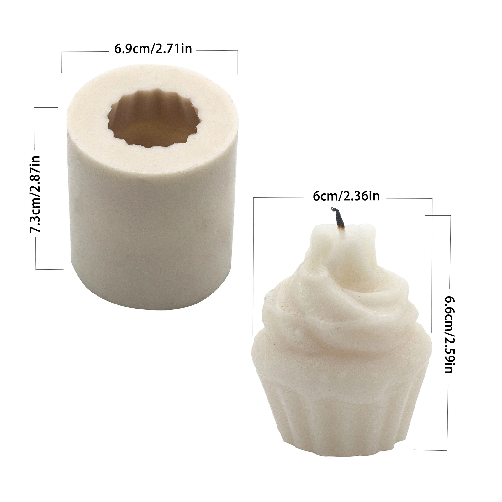 

Candle Silicone Molds Silicone Candle Mold For Mousse Cake Mould DIY Pudding Jelly Mould Chocolate Mould Candle Making Supplie