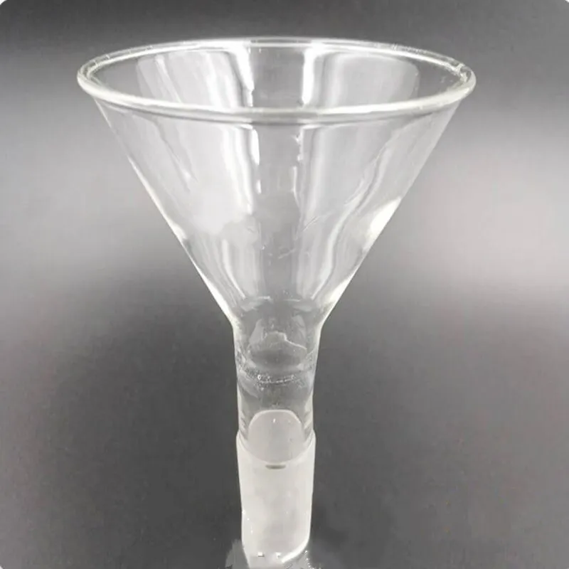 

Glass funnel chemical laboratory triangular cone-shape 30-100 mm curved neck filter feeding funnel
