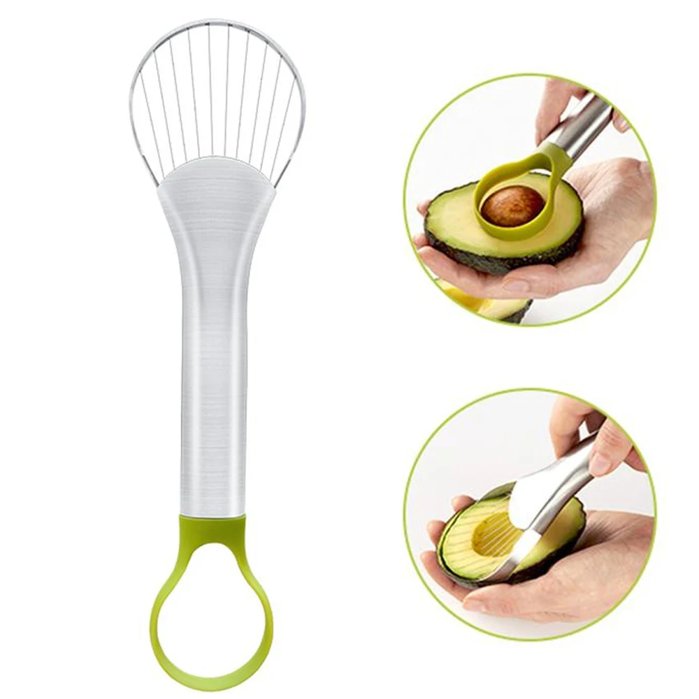 

Stainless Steel Avocado nuclear slicer 2-in-1 Vegetable Fruit Grater Creative Multifunctional Kitchen Gadget Accessories