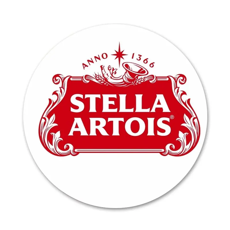 58mm Stella Artois Beer Logo Poster Icons Pins Badge Decoration Brooches Metal Badges For Clothes Backpack | Дом и сад
