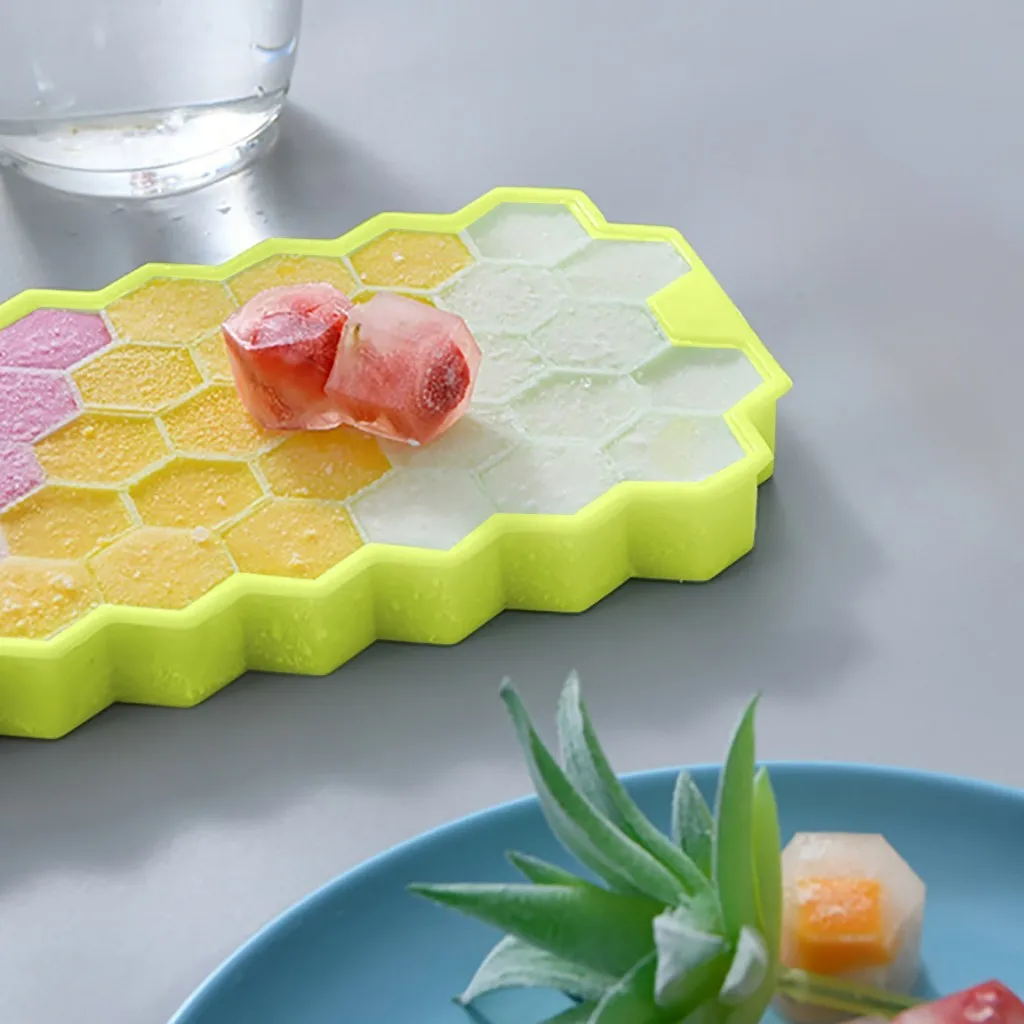 Форма для льда в форме сот форма бытовые контейнеры хранения удобный и