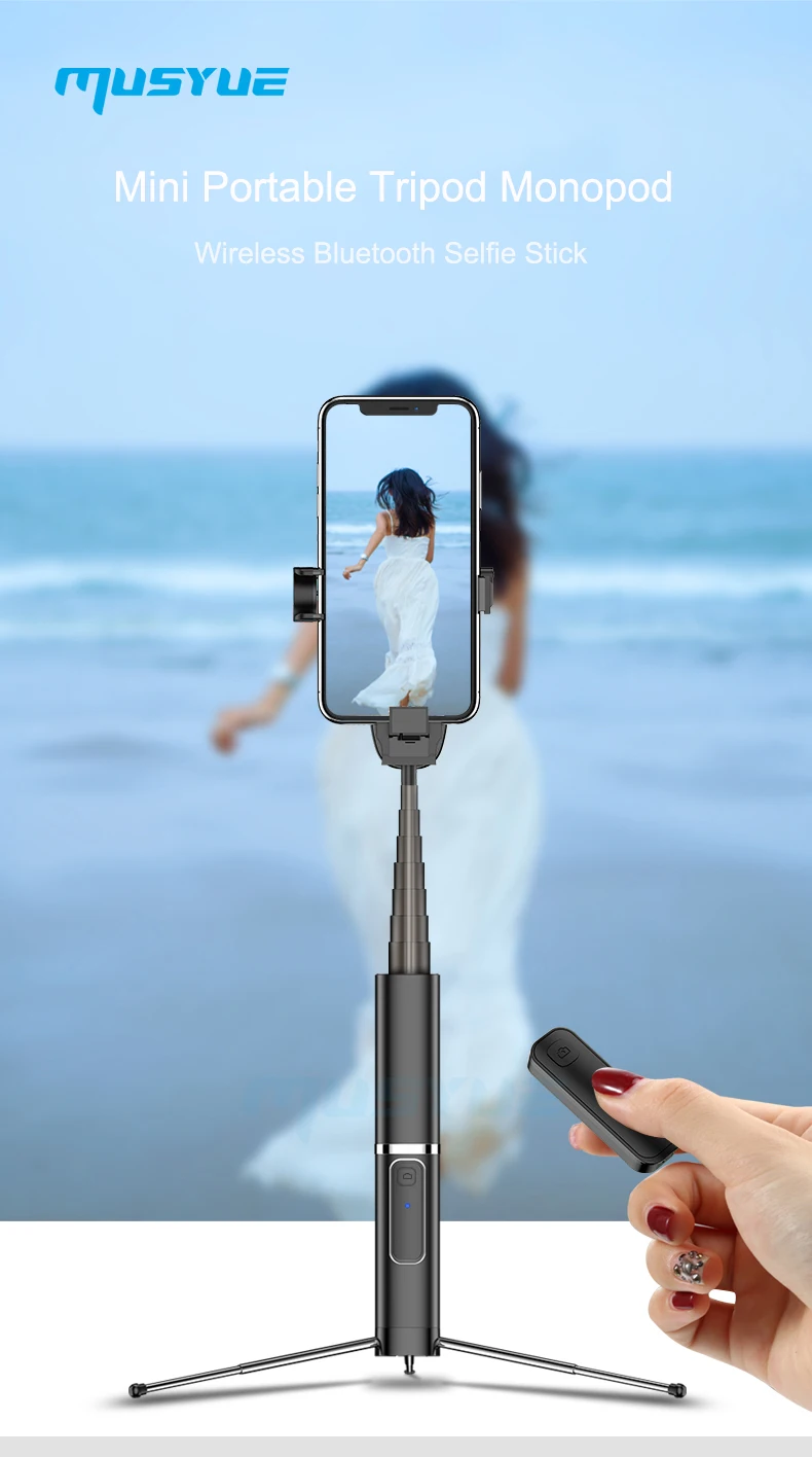 Штатив селфи палка для iPhone 11 Pro samsung S10 huawei Xiaomi штатив селфи палка Беспроводная Bluetooth с пультом дистанционного управления