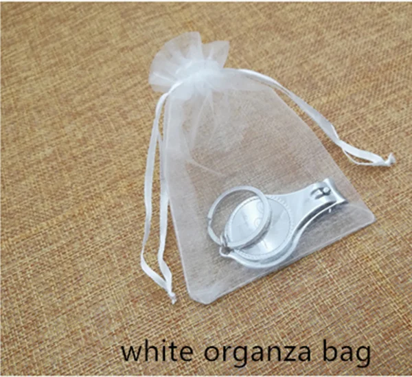 white Organza Bag 20 шт Персонализированные Свадебные сувениры для гостей Индивидуальные свадебные сувениры Многофункциональный открывалка для вина/брелок/кусачки для ногтей - Цвет: white Organza Bag