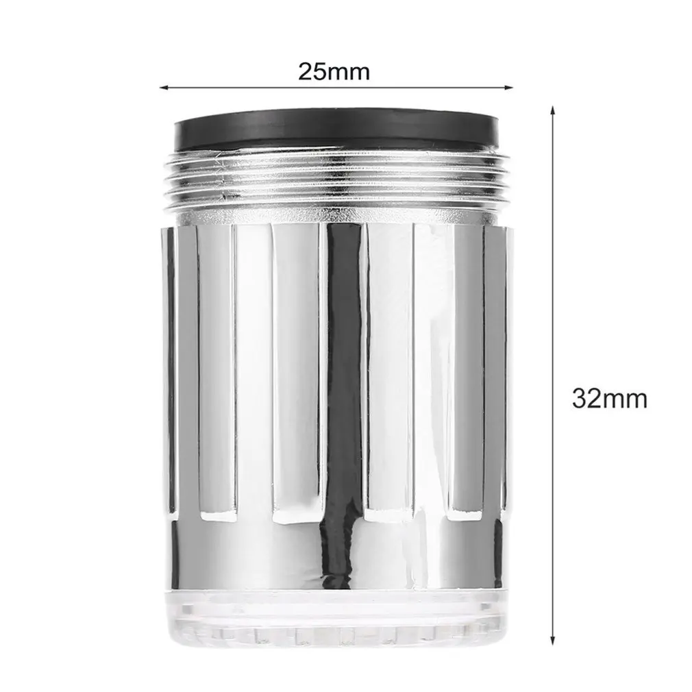 

3 Color 7 Colors Changing Glow Light-up LED Kitchen Faucet Shower Tap Novelty Luminous Faucet Nozzle Head Light Bathroom Light