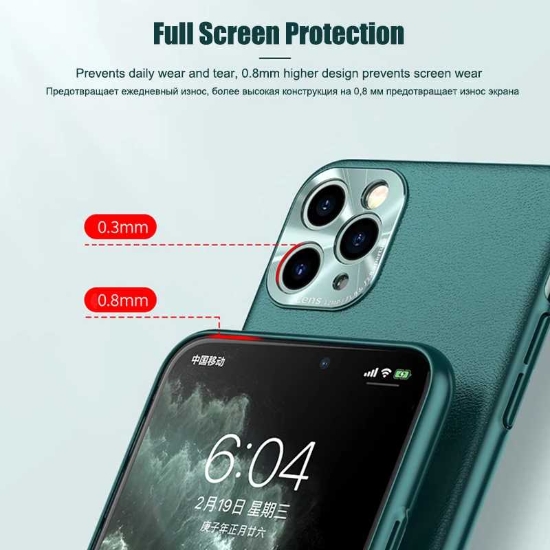Защитный чехол для камеры алюминиевый телефона iPhone 11 Pro Max роскошный Ультратонкий