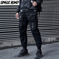 singleroad mens cargo pants men fashion 2021 black baggy joggers techwear men hip hop japanese streetwear trousers pants for men