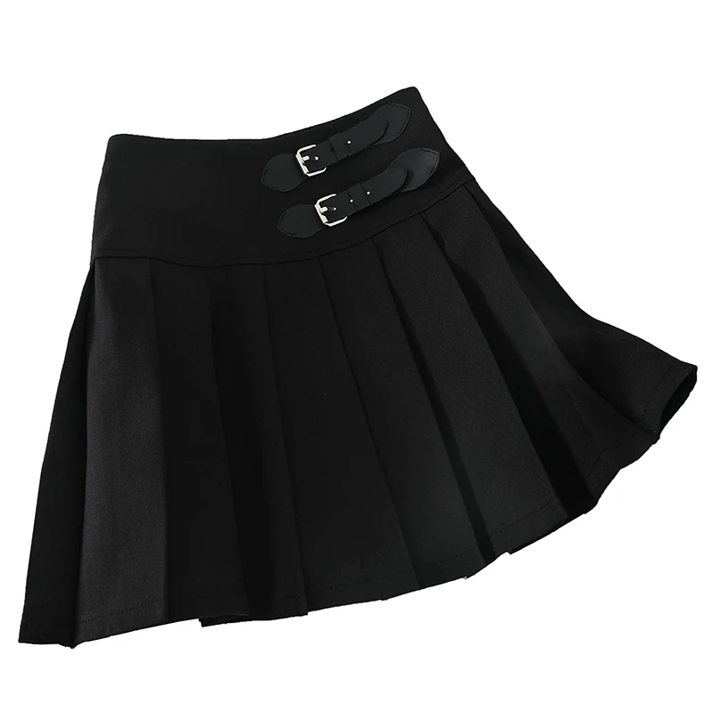

2020 New Women Pleated Skirt Chic College style Fashion Girls Korean High Waist Short Skirt Thin Inside Lined pleated skirt