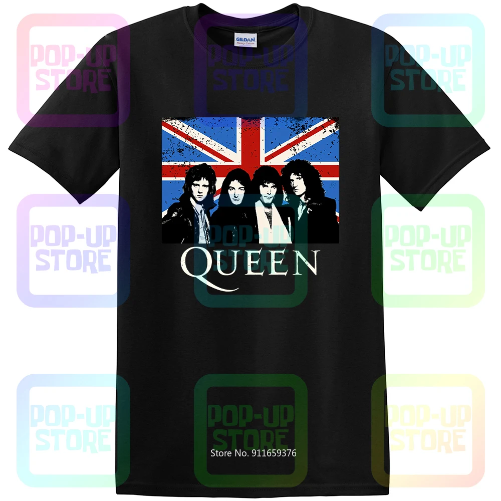 Queen 2019 тренд флаг чат Rock Band Детская футболка унисекс Размеры: S 3XL|Мужские футболки|