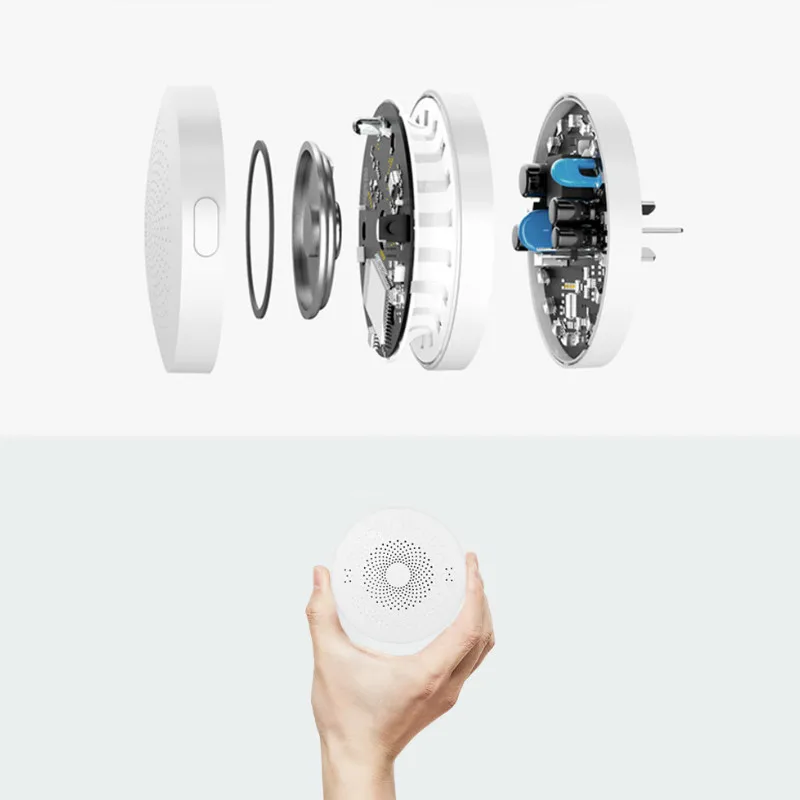 

Xiaomi Mijia Gateway 2generation Smart Home Kits Gateway Hub Alarm System Control Radio Yi Camers Door Sensor Bell Temperature