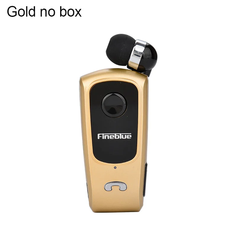Gold no box FineBlue F920 выдвижные мини беспроводные Bluetooth наушники звонки напоминают вибрацию износа клип спортивные наушники для бега - Цвет: Gold no box