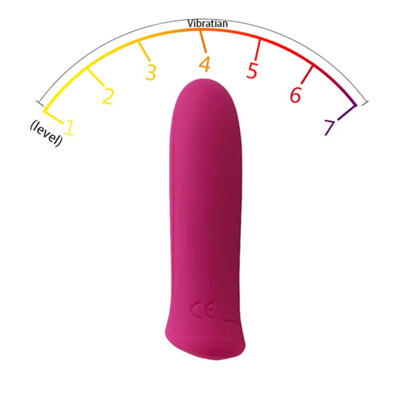 Секс игрушка силиконовая Пуля Вибратор водонепроницаемый G Spot Bullet Стимуляция