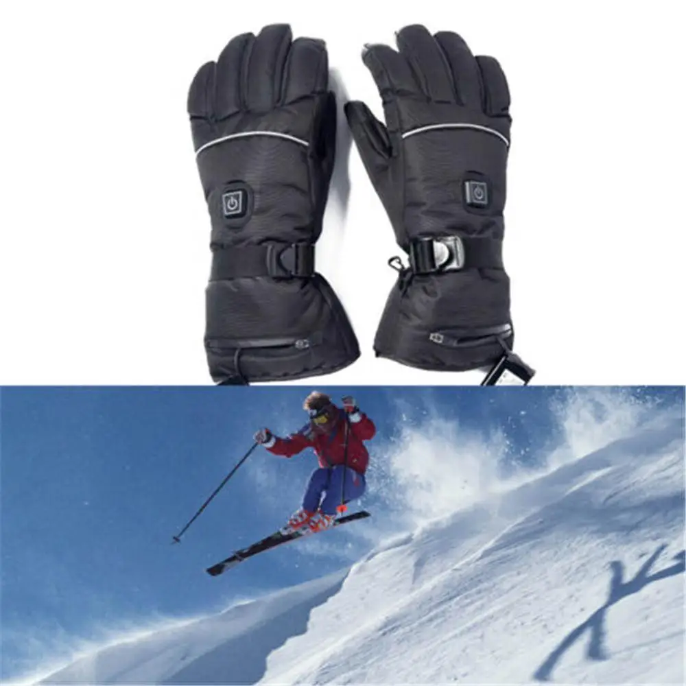 Зимние перчатки с электрическим подогревом термостатом usb разъемом теплые