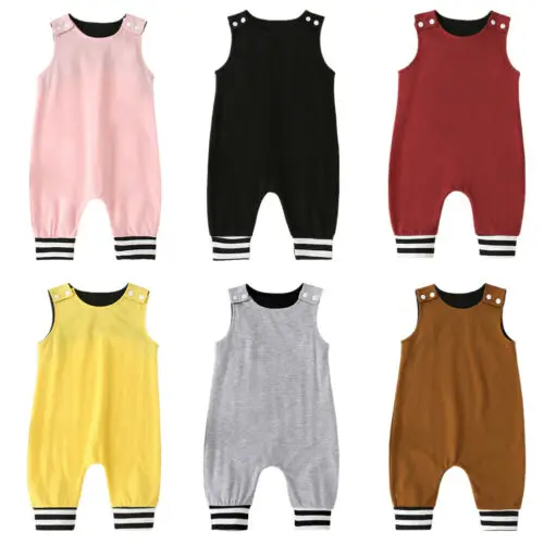 Комбинезон для новорожденных без рукавов на возраст 0 18 месяцев|Ромперы| |