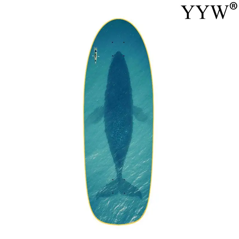 

76x26 cm 30x10.5Inch 1 Piece Skateboard Deck Surf Skateboard Maple Wood 7 Plies Suit Land Carver Single Rocker Accessories Blank