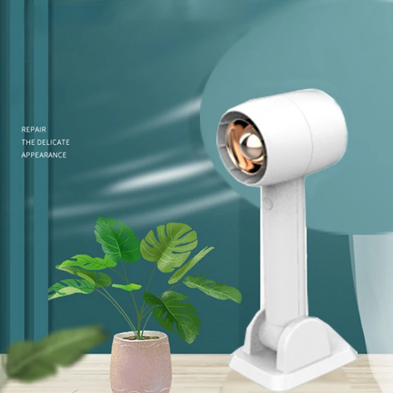 

Портативный ручной безлопастный вентилятор 2000 мАч USB Перезаряжаемый настольный мини-вентилятор 3-скоростной уровень охлаждающий вентилято...