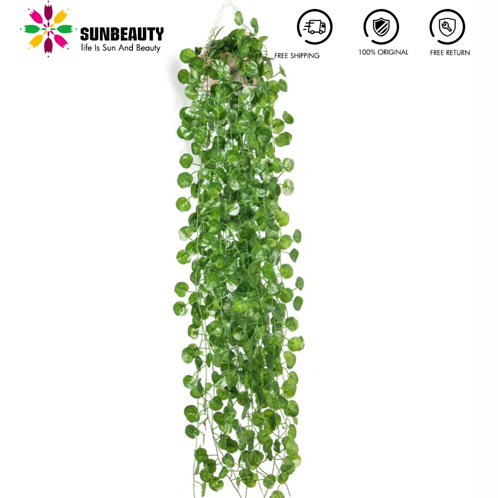 12 шт длина 2 м зеленая искусственная гирлянда из листьев плюща растения