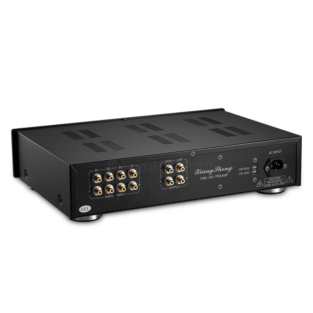 XiangSheng 728A HiFi 12AT7 & 12AU7 вакуумный трубчатый Предварительный усилитель стерео
