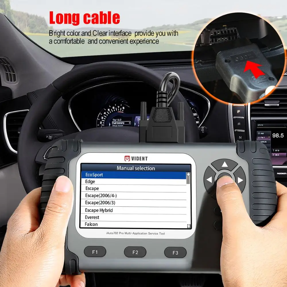 VIDENT iAuto 702 Pro Многофункциональный сервисный инструмент с поддержкой обновления