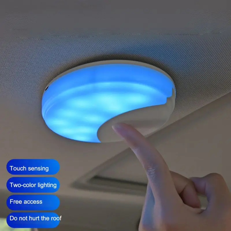 Автомобильная портативная Светодиодная лампа для чтения с USB зарядкой