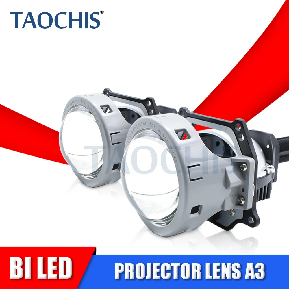

TAOCHIS 3.0 Inches Bi Led Projector Lens A3 MAX Non-destructive for Upgrade Car Headlights Motorcycle Automotive Lights