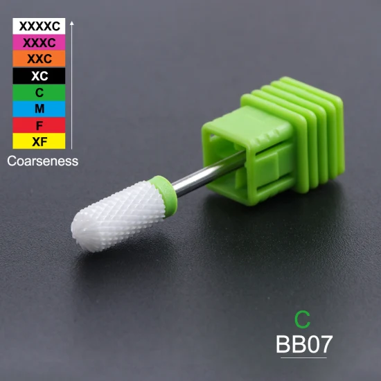 BB07 Сверла для ногтей, электрическая дрель, аппарат для маникюра, инструменты для кутикулы, керамические фрезы, аксессуары для педикюра, TRBB01-11 - Цвет: BB07