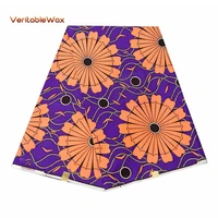 africa ankara polyester fabric purple cloth sewing quilting fabrics for patchwork needlework diy handmade accessories fp6317