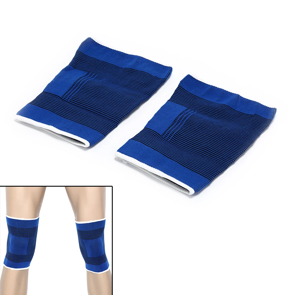 

2pcs Knees Pad Men Women Brace Leg Arthritis Injury Gym Sleeve Elasticated Bandage Pad Outdoor Sports Professional Knee Support