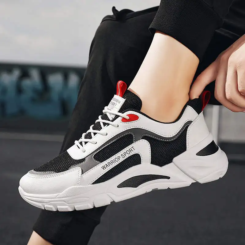 

Стразы, спортивная обувь, утепленные мужские кроссовки для бега с толстой подошвой, мужские спортивные ботинки, черные минималистичные кро...