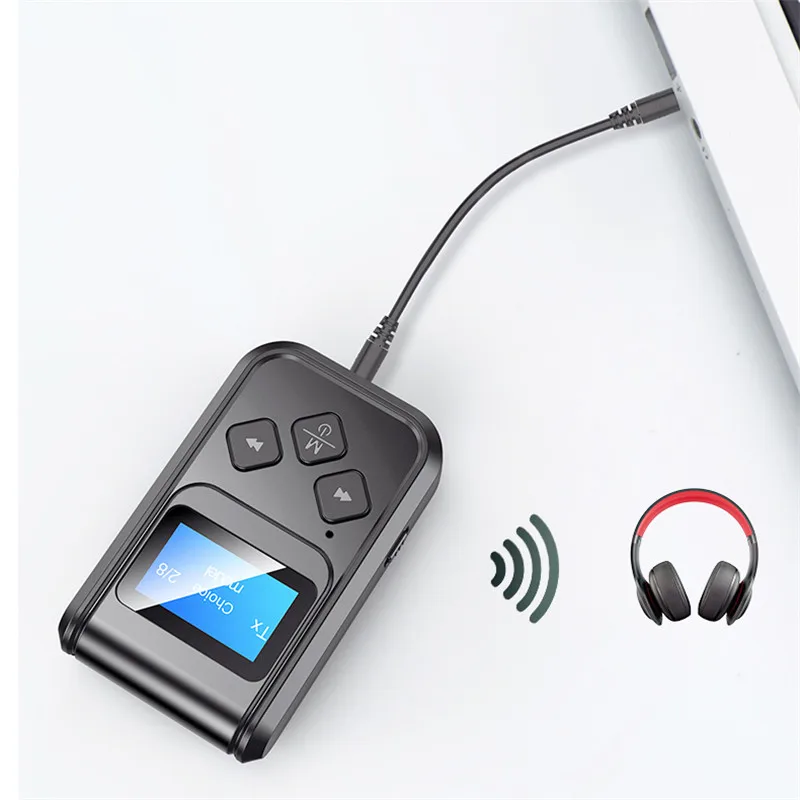 Bluetooth 5 0 беспроводной аудио адаптер для автомобиля ТВ ПК колонки передатчик