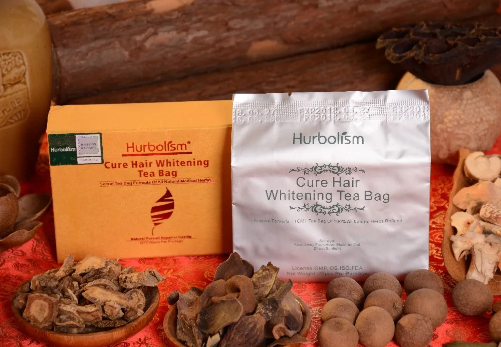 

Hurbolism Tea Bag of Natural Herbal Ingredients to Cure Hair Whitening Prevent Hair Loss Return Hair Color, Nourish Hair Quality