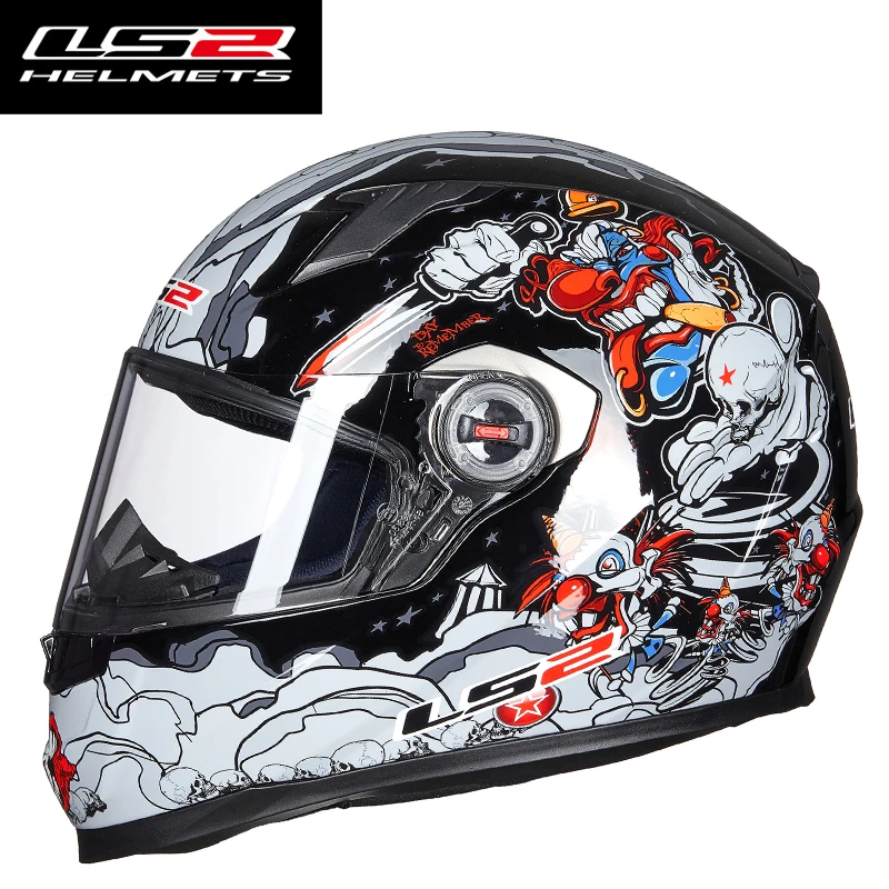 Шлем для мотокросса LS2 FF358 мотоциклетный шлем на все лицо мужчин и женщин