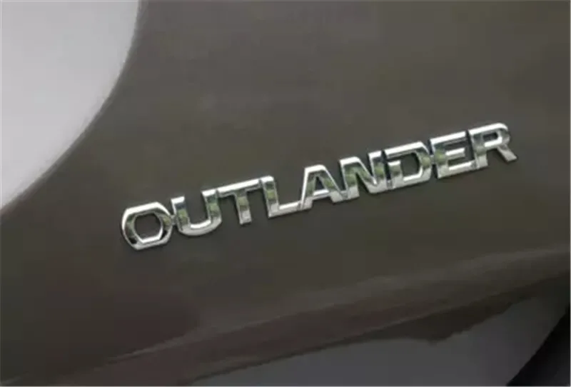 Автомобильный Стайлинг для Mitsubishi Outlander 2007 2019 ABS багажник багаж задняя дверь 3D
