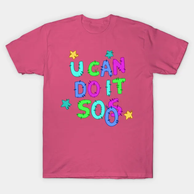 Мужская футболка U Can Do It Soos Mabels свитер Коллекция женская |