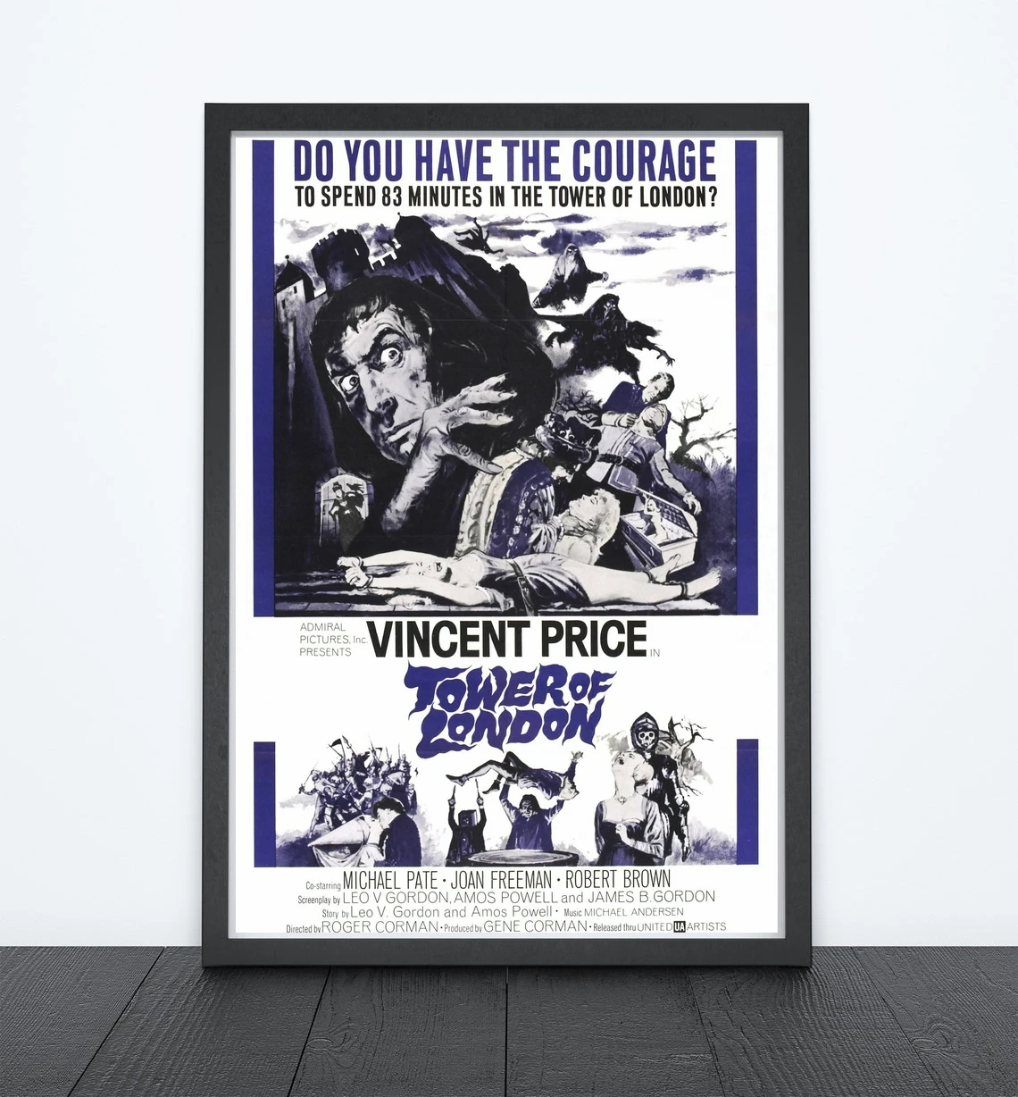 Лондонская башня (1962) постер историческая драма и фильмы ужасов Настенный декор