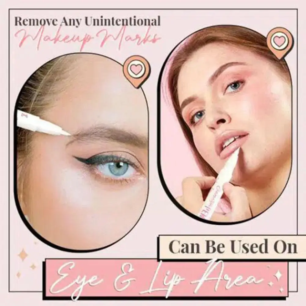 

Fashion Girls Instant Fixer Eye Correction Pen Portable Remover 1.3ml Easy to Makeup Clean with Y8M6