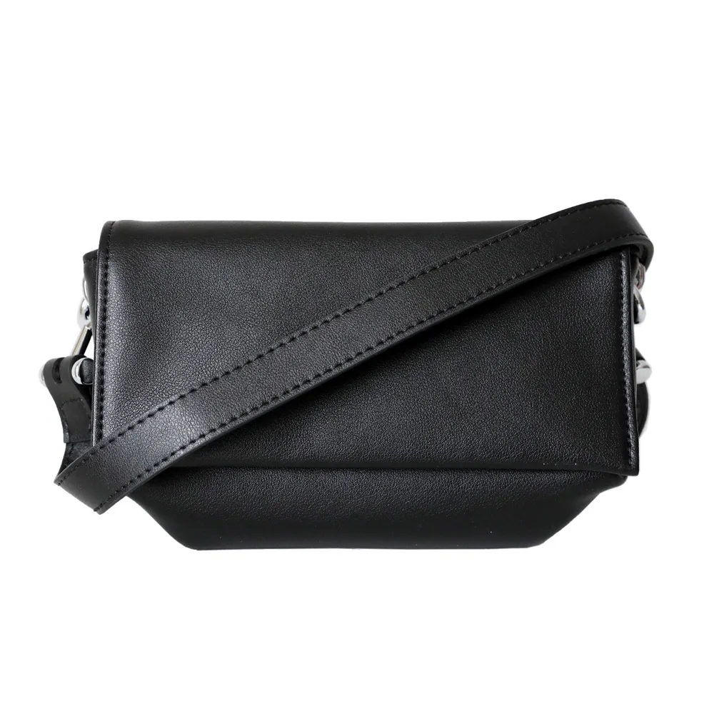 

Soft trapezoid chain bag cowhide women messenger bags mini shoulder bag brief minimalist crossbody bags for women small flap bag