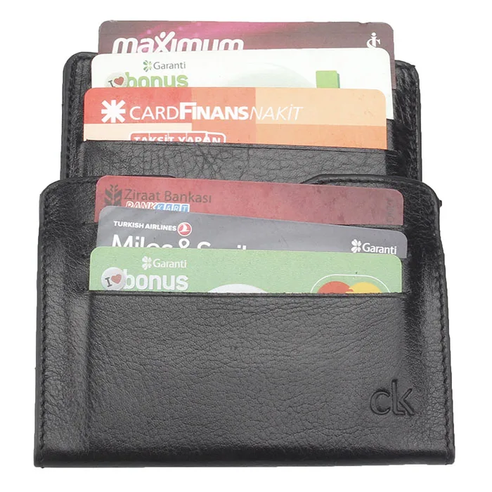 

CLK 246 Black Genuine Cowhide Leather 1. Quality Men Credit Card Wallet