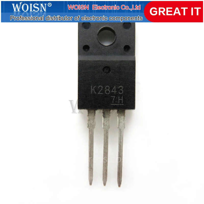 

10 шт. 2SK2843 K2843 TO-220F 500V 12A MOSFET N-Channel новый оригинальный транзистор в наличии