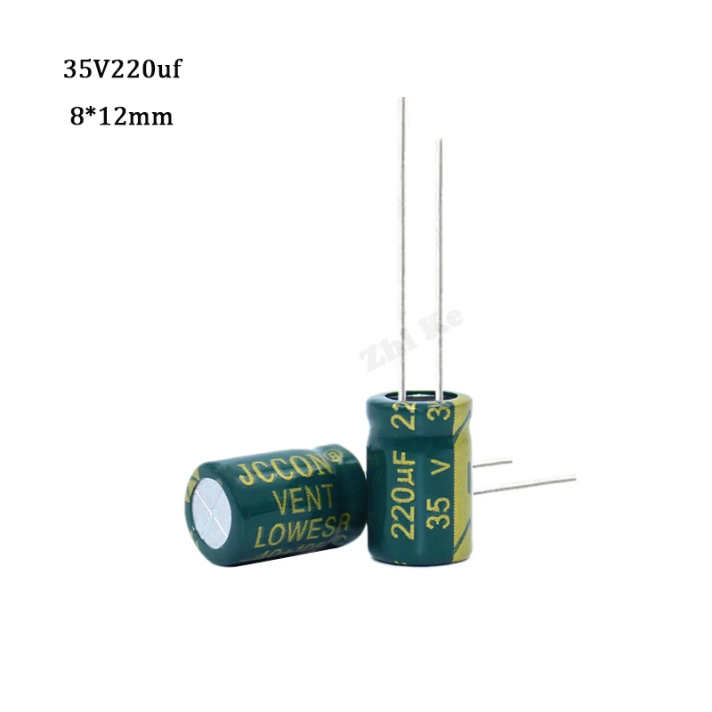 

20pcs 220uF 35V 105C High frequency low impedance Electrolytic Capacitor 35V 220UF 8x12mm Aluminum Electrolytic Capacitor 20%