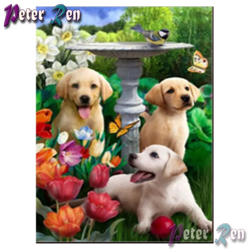 

5d animal Three cats in the garden Diamond Painting Cross Stitch full Square\Round diamond Embroidery Rhinestone Children gift