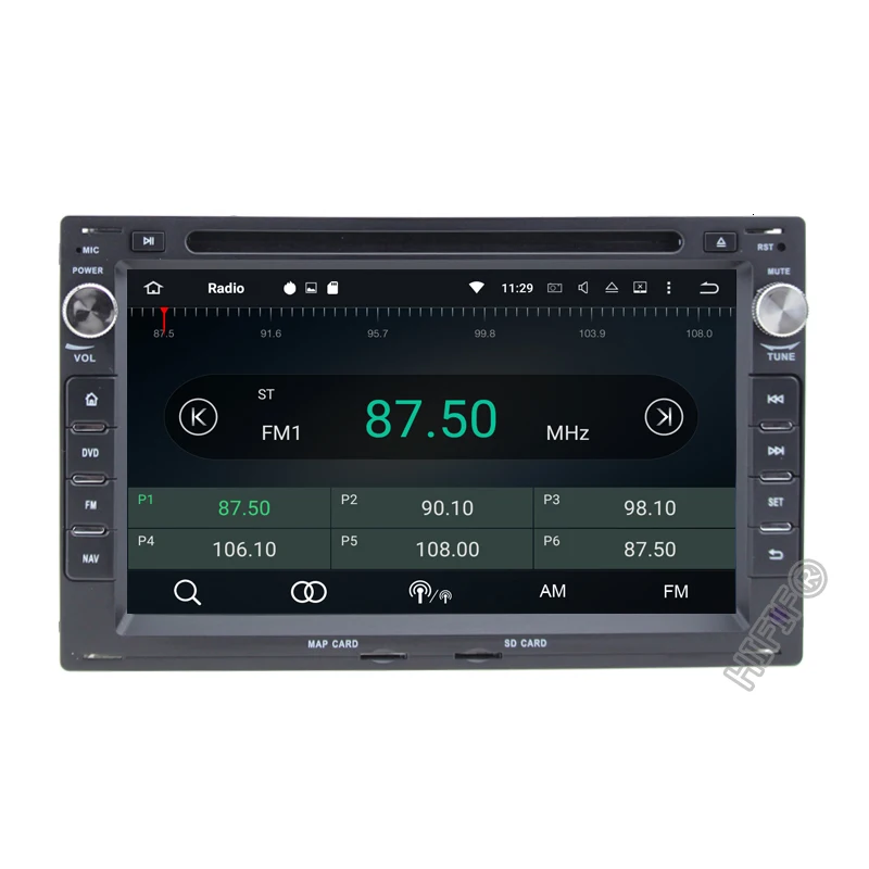 Автомобильный мультимедийный плеер Android 10 2 Din стерео система для