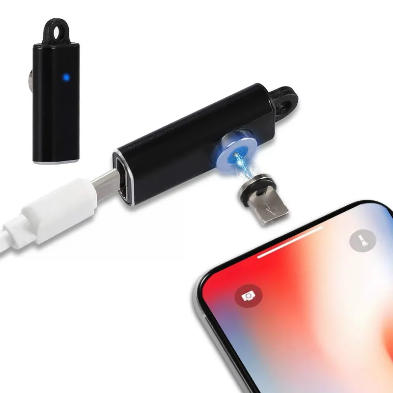 Магнитный зарядный адаптер для iphone micro usb type c шнур Быстрая зарядка портативный