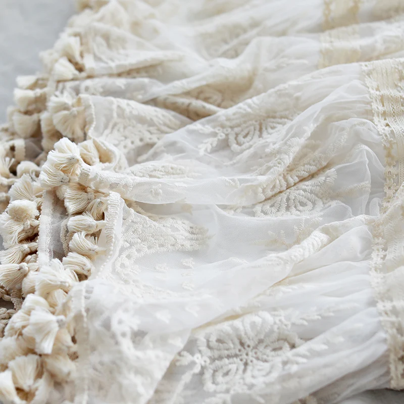 

Lace Women White Long Dress Spring Summer 2020 Elegant Sexy Slash Neck Ladies Embroidery Bohemian Dresses vestido longo modis