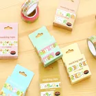 1 шт.лот 10 м, японская мультяшная серия свежие друзья, бумажная декоративная лента, скрапбукинг, товары для полезных школьников