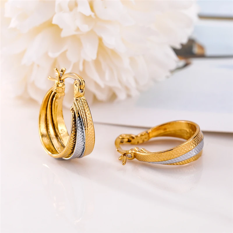 Амулеты необычные серьги-обручи Anneau Oreille для женщин и девушек вечерние серьги