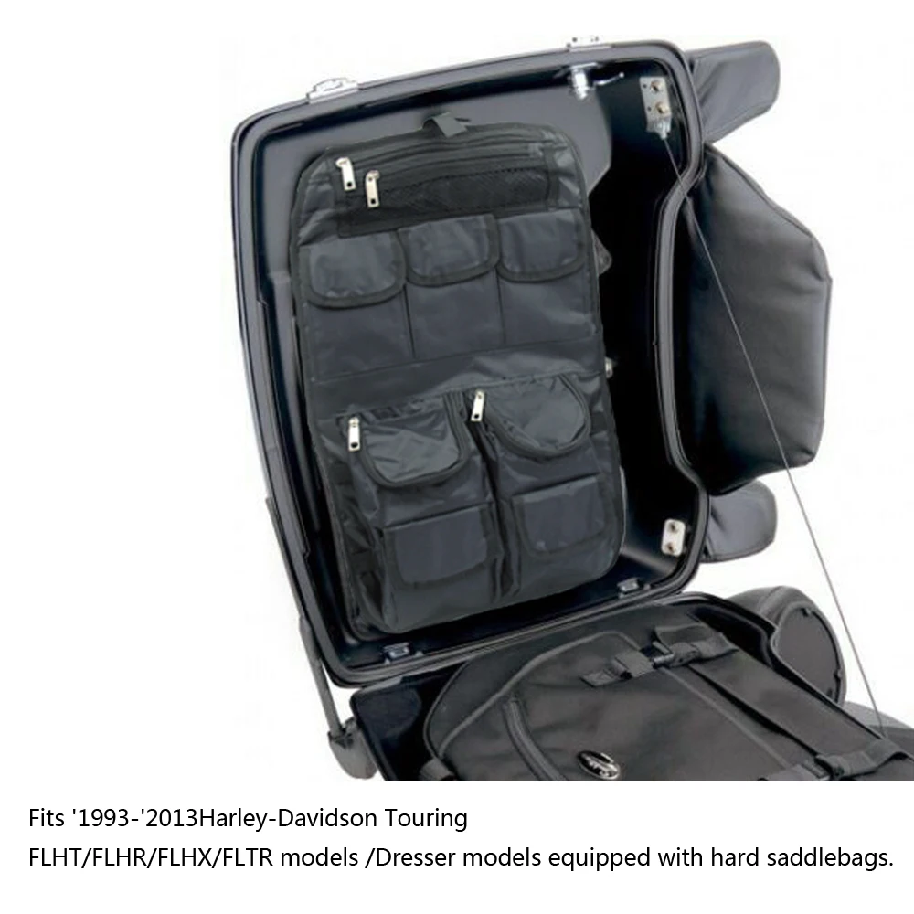 Мотоциклетная сумка-Органайзер для седла с крышкой хранения сумка-Седло Harley Touring