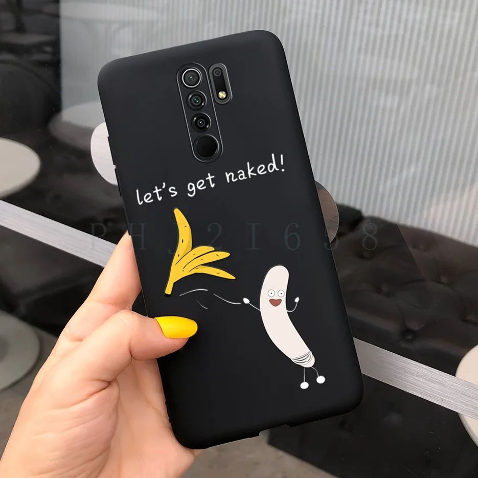 Чехол-накладка для Xiaomi Redmi 9 ТПУ противоударный с изображением карамельных цветов