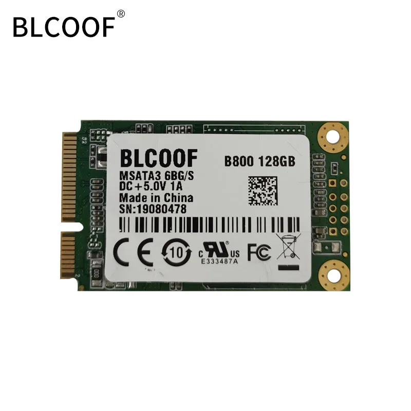 BLCOOF mSATA SSD Hard Drive HD SSD m.2 sata hard disc portable B800 128GB Internal Solid State Disk Drive for Laptop Desktop PC